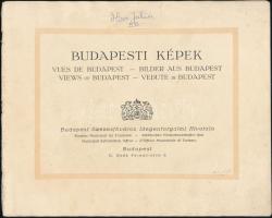 1927 Bp., Budapesti képek, tulajdonosi névbejegyzéssel