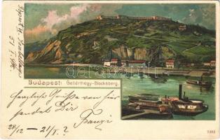 ~1899 (Vorläufer) Budapest XI. Gellérthegy / Blocksberg. litho (EK)