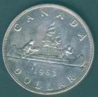 Kanada 1963. 1$ Ag "Kenu" T:2/2-