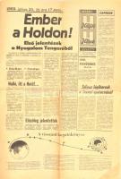 1969 Hétfői Hírek c. lap XIII. évfolyamának 30. száma, benne: Ember a Holdon!