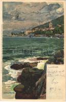 1900 Lovran, Lovrana; Künstlerpostkarte No. 1772. von Ottmar Zieher. litho s: Raoul Frank