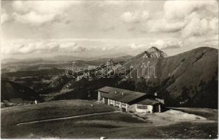 1958 Kis-Fátra, Malá Fatra; Vrátna, Horná stanica vytahu / drótkötélpályás felvonó felső állomása / cableway station (EK)