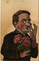 Man with roses. L&P 6548/II (EK)