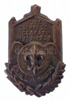 1939. 1013 Cserkész Csapat 1929-1939 - Galánta Br lemezjelvény (27x18mm) T:1- / Hungary 1939. 1013 Cserkész Csapat 1929-1939 - Galánta Boys Scout sheetmetal Br badge (27x18mm) C:AU