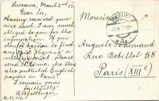 1913 Chernivtsi, Czernowitz, Cernauti, Csernyivci; K.k. Bukowiner Landesregierung / Bukovinian provi...