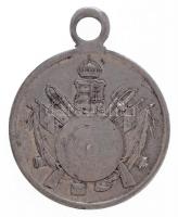 1845. "Czélra Figyelj 1845 Pest" kétoldalas, fém sportlövész érem füllel (26mm) T:1-,2 / H...