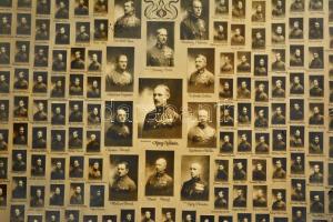 1924 A M. Kir. Ludovika Akadémiának 1924. aug. 20.-án felavatott Akadémikusainak tablófotója, fotó k...