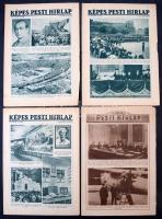 Második világháborús összeállítás egy albumban és dossziéban - 10 képeslap: náci propaganda, Hitler,...