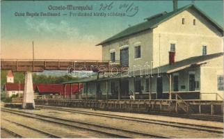 1936 Marosújvár, Ocna Muresului, Ocna Mures; Ferdinánd király sóbánya, iparvasút / salt mine, industrial railway
