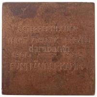 Ausztria 1925 "ÖSTERREICHISCHER LEICHT ATHLETIK VERBAND 1900-1925 FÜNFLANDERKAMPF" az Oszt...