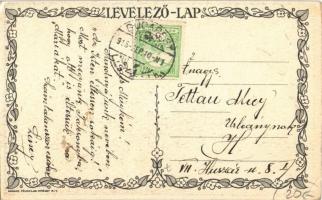 1916 Magyar Iskola Egyesület levelezőlapja, kiadja a Magyar Földrajzi Intézet rt. / Hungarian art po...