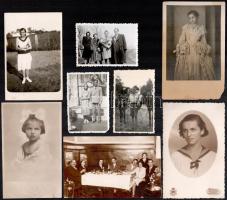 cca 1920-1940 Fischhof Endre (1911-?) holokauszt túlélő fotó hagyatéka, nagyrészt családi fotók, de ...