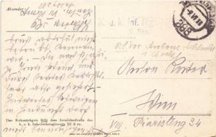 Cs. és kir. 9. gyalogezred segélylapja / K.u.K. Inf. Reg. 9. 1914-18. / Austro-Hungarian military ch...