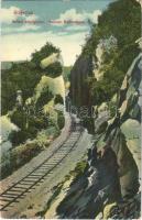 1911 Stájerlak, Steierdorf, Kirscha; Aninani vasúti hegyipálya. Scheitzner Ignác kiadása / Aninaer Montanabahn / mountain railway line (Rb)