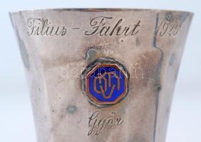 1925. Motorsport fém díjserleg rajta a "KMAC (Királyi Magyar Automobil Club)" és az "...