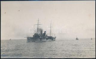 cca 1917 Az S.M.S. Zenta. / battleship S.M.S. St, Zenta 16x10 cm