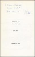 Kádár István: Helyünk a világban. Ember és az egész. San Francisco, 1985., Szerzői Kiadás, 51+2 p. E...