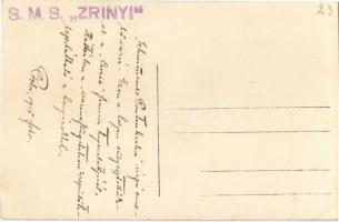 1915 Pola, Pula; SMS Zrínyi az Osztrák-Magyar Haditengerészet Radetzky-osztályú pre-dreadnought csat...