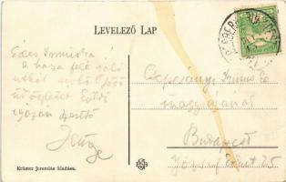 1907 Fülek, Filakovo; látkép a várral. Krämer Jeremiás kiadása / general view with castle (fl)