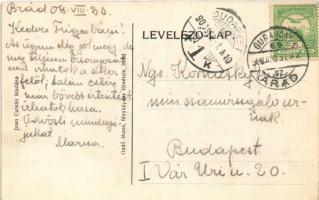 1908 Brád, Rudai 12 Apostol bányatársulat igazgatósági épülete. Gedő Manó fényképész felvétele, Joan...