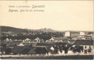 Sopron, Schneeberg. Kiadja a Dunántúli Turista Egyesület