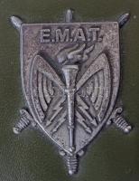Franciaország 1974-1980. "E.M.A.T. (Etat-Major de l'Armée de Terre)" ezüstpatinázott ...
