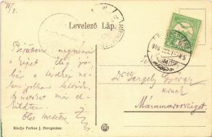 1908 Beregszász, Beregovo, Berehove; Farkas J. kiadása