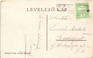 Gálszécs, Secovce; Fő tér, üzletek. Birnbaum Lázár kiadása / main square, shops