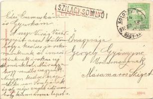 1910 Szilágysomlyó, Simleu Silvaniei; Római katolikus főgimnázium, Vass Antal üzlete. W.L. (?) Veres...