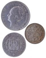 Vegyes: Poroszország 1822. 1/6 Tallér Ag "III. Frigyes Vilmos" + Orosz Birodalom 1915. 15k...