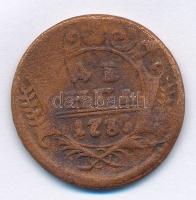 Orosz Birodalom 1735. Denga (1/2k) Cu T:2-,3  Russian Empire 1735. Denga (1/2 Kopek) Cu C:VF,F  Krause KM#188