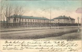 1904 Galati, Galatz; Casarmele de vinatori / K.u.K. Hunters barracks (EK)