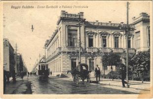Reggio Calabria, Corso Garibaldi e Palazzo provinciale / street, tram