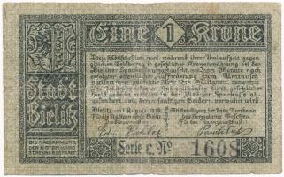 Lengyelország / Bielsko (Bielitz) 1919. 1K T:III
Poland / Bielsko (Bielitz) 1919. 1 Korony C:F