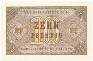 NSZK 1967. 10pf "Szövetségi Pénztárjegy" T:I 
FRG 1967. 10 Pfennig "Bundeskassensche...