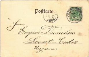 1900 Kochlowice, Kochlowitz (Ruda Slaska); Kirche, Pfarrei, Consumverein / church, parish, cooperati...