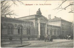 Budapest IX. Gyáli út, Szent István közkórház, lovashintók