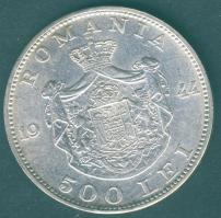 Románia 1944. 500L Ag I.Mihály T:2