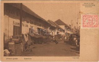Surabaya, Soerabia; Chinese quarter, shops