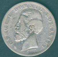 Románia 1881B 5L Ag "recés perem" I.Károly T:3