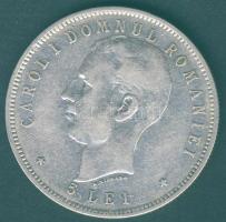 Románia 1906. 5L Ag "I. Károly uralkodásának 40. évfordulója" T:3 kis ph