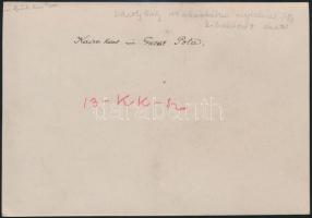 1917 IV. Károly király az aknatárban, egy kihalászott aknát tekint meg / Emperor Carl in Pola, viewi...