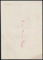 Trapp György lovag (1880-1947) sorhajóhadnagy, az U.-5. osztrák-magyar búvárhajó kapitánya 9x13 cm h...