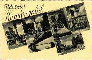 Komárom, Komárnó; mozaiklap / multi-view postcard