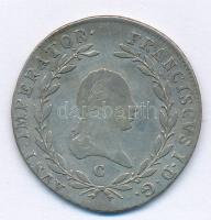 Csehország (történelmi tartomány) 1809C 20kr Ag "I. Ferenc" T:2-,3 patina Bohemia 1809C 20 Kreuzer Ag "Franz I" C:VF,F patina Krause KM#2140