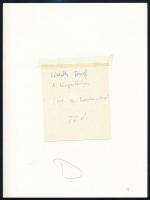 cca 1978 Lóránth József: A könyvtárban, feliratozott vintage fotóművészeti alkotás, 24x18 cm