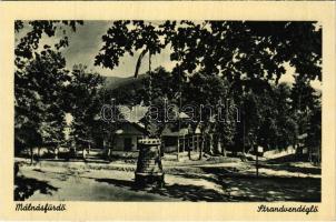 Málnásfürdő, Malnas-Bai; strandvendéglő / bath, restaurant