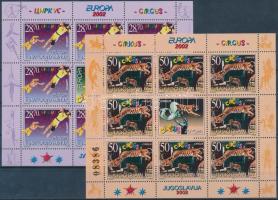 Europa CEPT - Circus minisheet set, Europa CEPT cirkusz kisívsor