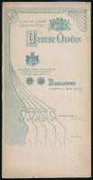 cca 1902 Budapest, Uher Ödön (1862-1931) császári és királyi udvari fényképész műtermében készült vi...