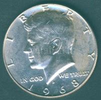 USA 1968D 1/2$ Ag "Kennedy" T:1/2